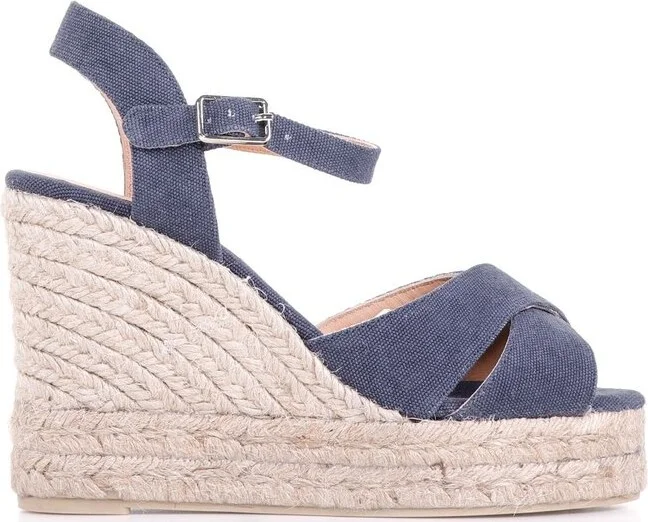 Castañer Blaudell Buckle-Fastened Wedge Sandals