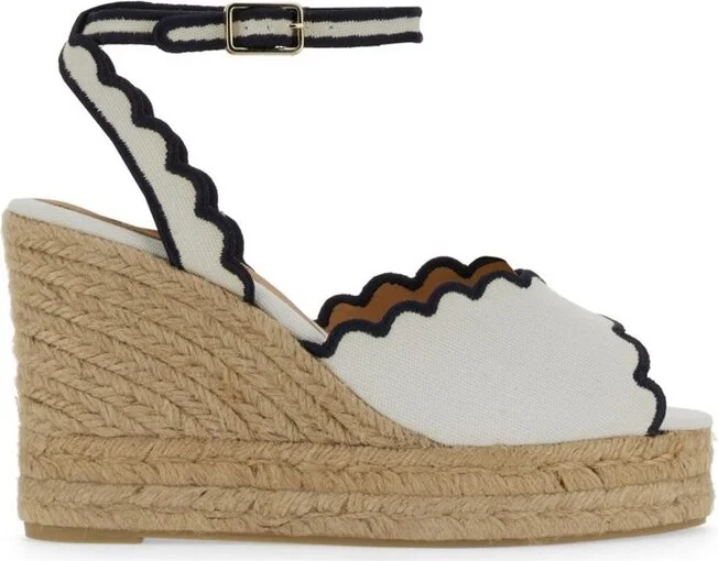 Castañer Brini Ankle Strap Wedge Espadrilles