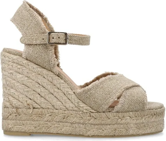 Castañer Bromelia Ankle Strap Wedge Espadrilles