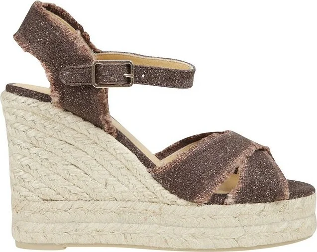 Castañer Bromelia Buckle-Fastened Wedge Espadrilles