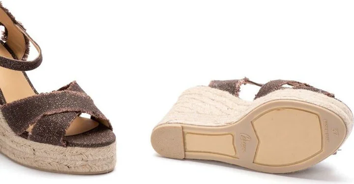 Castañer Bromelia Espadrilles Brown Jute With A Wedge - Image 3