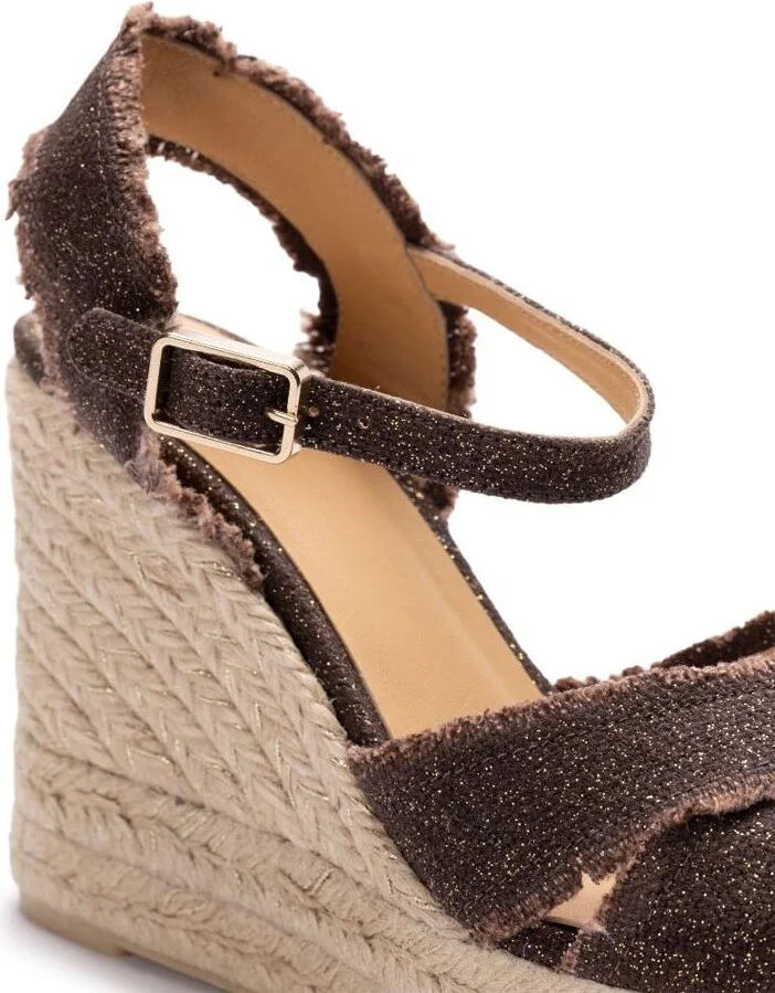 Castañer Bromelia Espadrilles Brown Jute With A Wedge - Image 4