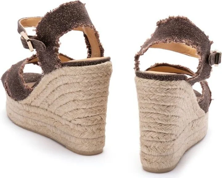 Castañer Bromelia Espadrilles Brown Jute With A Wedge - Image 5