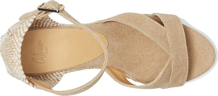 CASTANER Bruna Espadrille Wedge Women's Sandals Sand : EU 36 (US Women's 6) M, Cotton - Image 2