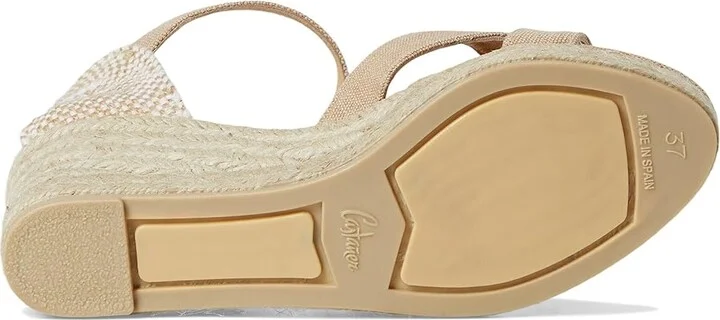 CASTANER Bruna Espadrille Wedge Women's Sandals Sand : EU 36 (US Women's 6) M, Cotton - Image 3