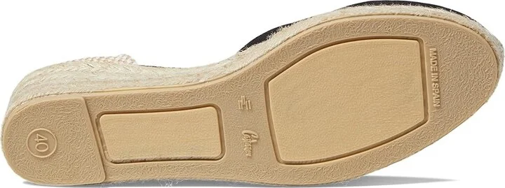 CASTANER Carina 30 Wedge Espadrille Women's Shoes Black : EU 36 (US Women's 6) M, Canvas - Image 3