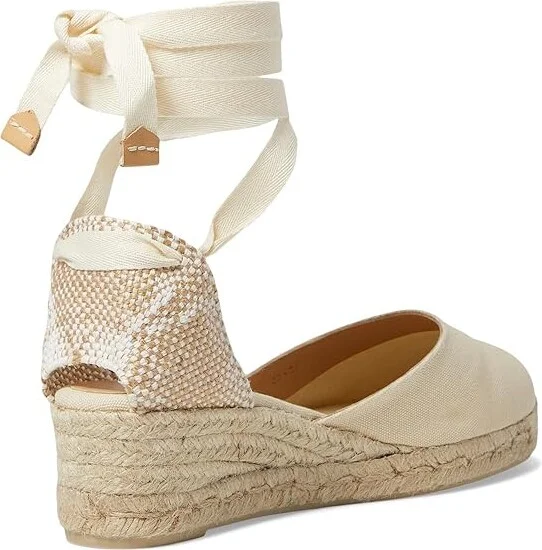 CASTANER Carina 30 Wedge Espadrille Women's Shoes Ivory : EU 37 (US Women's 6.5) M, Canvas - Image 4