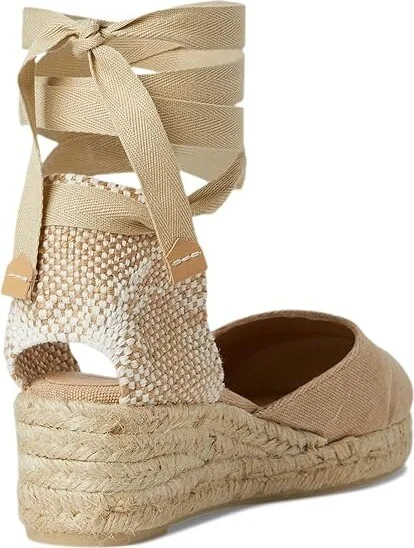 CASTANER Carina 30 Wedge Espadrille Women's Shoes Sand : EU 35 (US Women's 5) M, Canvas - Image 4
