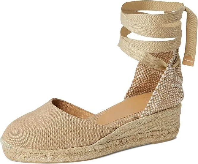 CASTANER Carina 30 Wedge Espadrille Women's Shoes Sand : EU 35 (US Women's 5) M, Canvas - Image 5