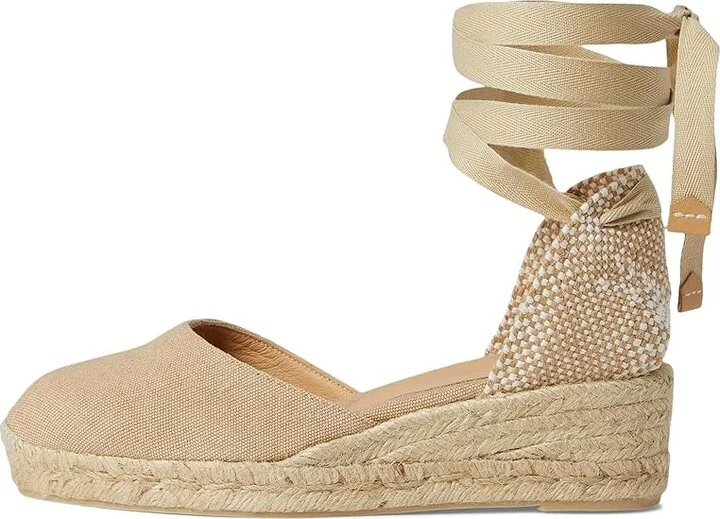 CASTANER Carina 30 Wedge Espadrille Women's Shoes Sand : EU 35 (US Women's 5) M, Canvas - Image 6