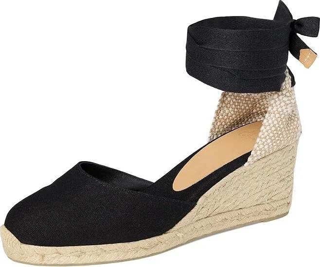 CASTANER Carina 60mm Wedge Espadrille Women's Shoes Black : EU 35 (US Women's 5) M, Canvas - Image 6