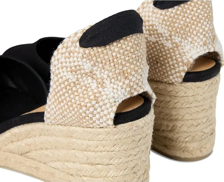 CASTANER Carina 60mm Wedge Espadrille Women's Shoes Black : EU 35 (US Women's 5) M, Canvas - Image 8
