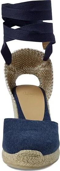 CASTANER Carina 60mm Wedge Espadrille Women's Shoes Dark Blue : EU 37.5 (US Women's 7.5) M, Canvas - Image 2