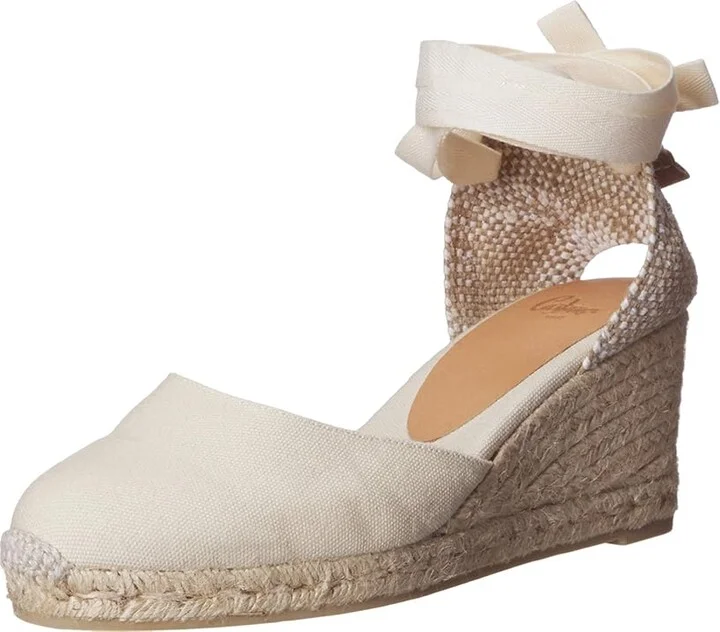 CASTANER Carina 60mm Wedge Espadrille Women's Shoes Ivory : EU 35 (US Women's 5) M, Canvas - Image 2