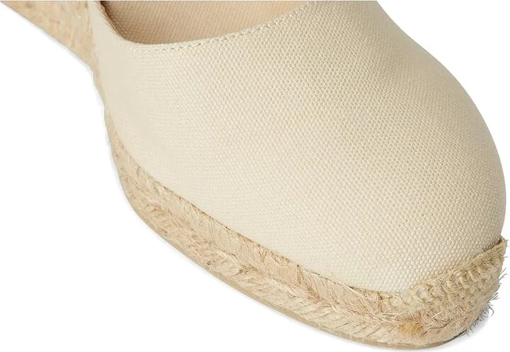 CASTANER Carina 60mm Wedge Espadrille Women's Shoes Ivory : EU 35 (US Women's 5) M, Canvas - Image 3