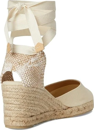 CASTANER Carina 60mm Wedge Espadrille Women's Shoes Ivory : EU 35 (US Women's 5) M, Canvas - Image 5