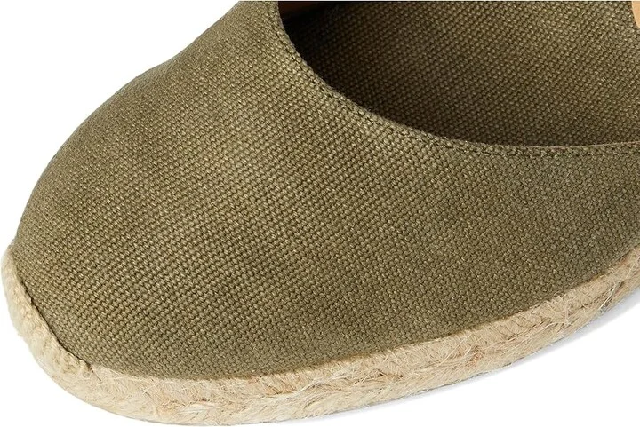 CASTANER Carina 60mm Wedge Espadrille Women's Shoes Olive : EU 39 (US Women's 9) M, Canvas - Image 2