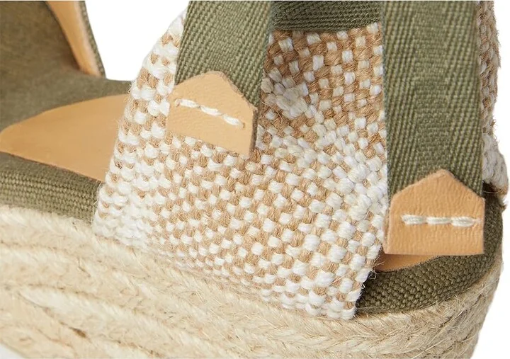 CASTANER Carina 60mm Wedge Espadrille Women's Shoes Olive : EU 39 (US Women's 9) M, Canvas - Image 7