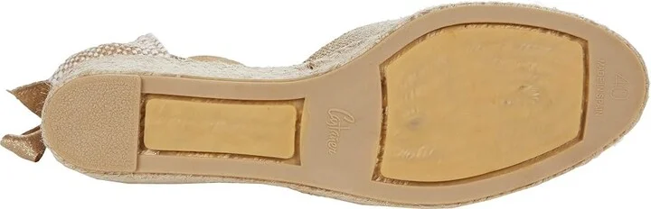 CASTANER Carina 60mm Wedge Espadrille Women's Shoes Oro Claro : EU 35 (US Women's 5) M, Canvas - Image 3