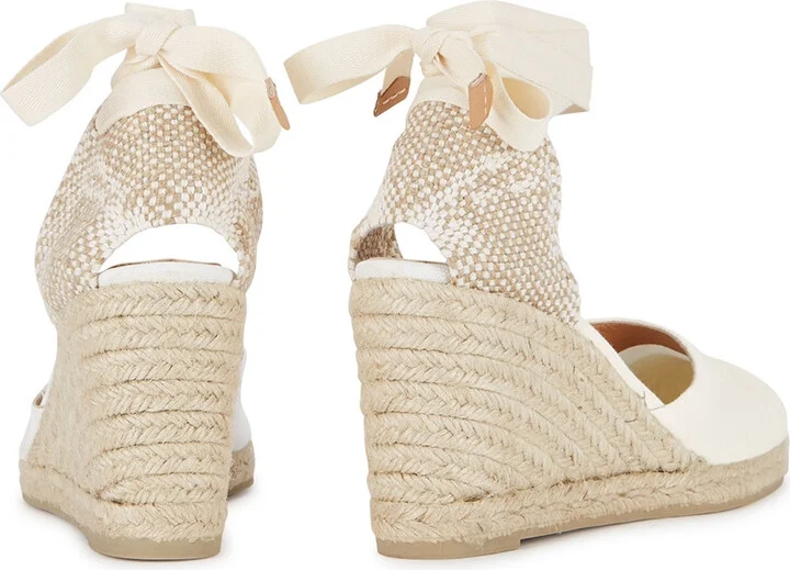 Castañer Carina 80 Canvas Wedge Espadrilles - Image 7