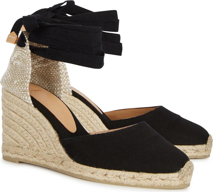 Castañer Carina 80 Canvas Wedge Espadrilles - Image 10