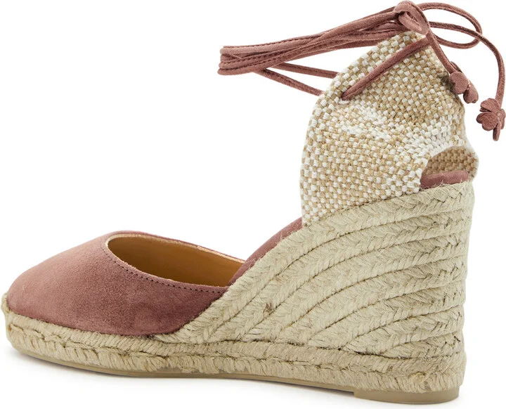Castañer Carina 80 Suede Wedge Espadrilles - Image 2