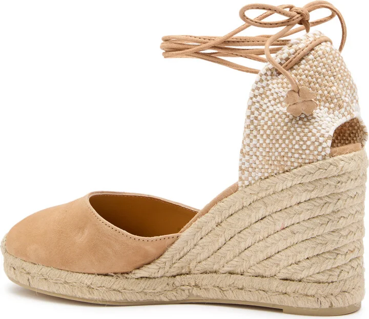 Castañer Carina 80 Suede Wedge Espadrilles - Image 2