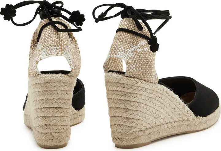 Castañer Carina 80 Suede Wedge Espadrilles - Image 7