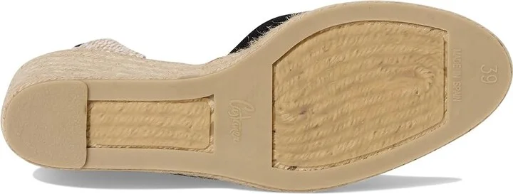 CASTANER Carina 80 Wedge Espadrille Women's Shoes Black : EU 35 (US Women's 5) M, Canvas - Image 4