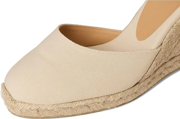 CASTANER Carina 80 Wedge Espadrille Women's Shoes Ivory : EU 37 (US Women's 6.5) M, Canvas - Image 3