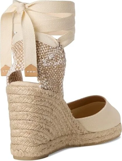 CASTANER Carina 80 Wedge Espadrille Women's Shoes Ivory : EU 37 (US Women's 6.5) M, Canvas - Image 5