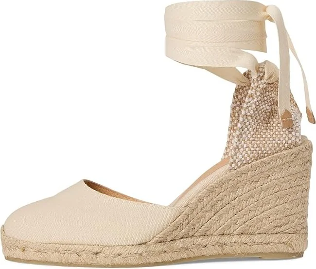 CASTANER Carina 80 Wedge Espadrille Women's Shoes Ivory : EU 37 (US Women's 6.5) M, Canvas - Image 7