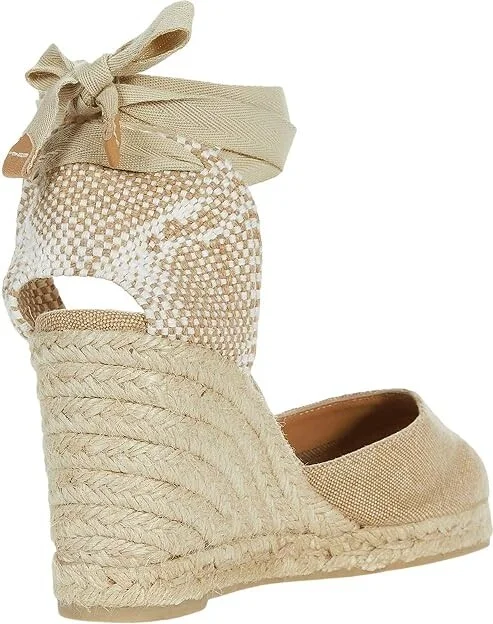 CASTANER Carina 80 Wedge Espadrille Women's Shoes Sand : EU 35 (US Women's 5) M, Canvas - Image 5