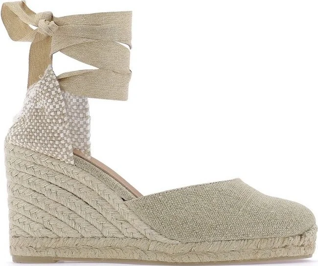 Castañer Carina Ankle-Strap Wedge Espadrilles