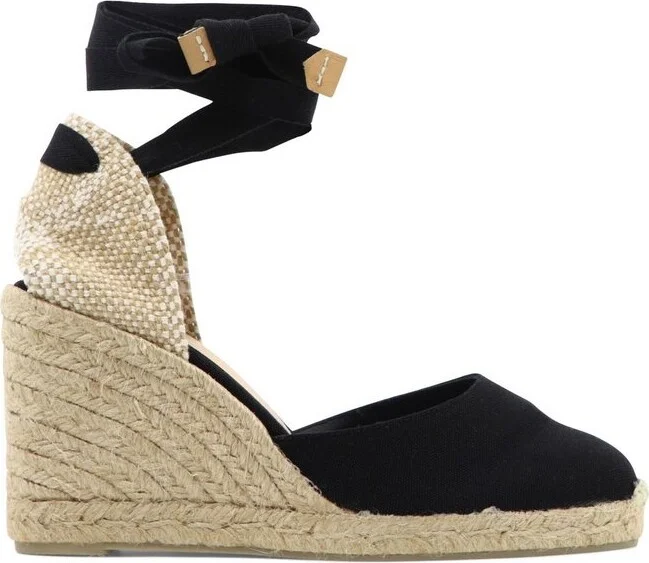Castañer Carina Ankle-Tie Wedge Pumps
