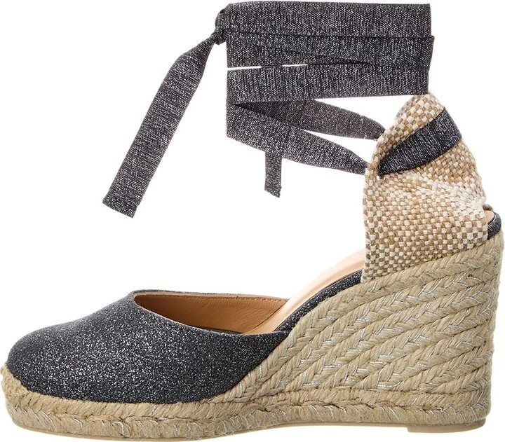 Castañer Carina Canvas Wedge Sandal - Image 2