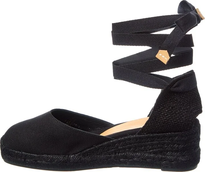 Castañer Carina Canvas Wedge Sandal - Image 2