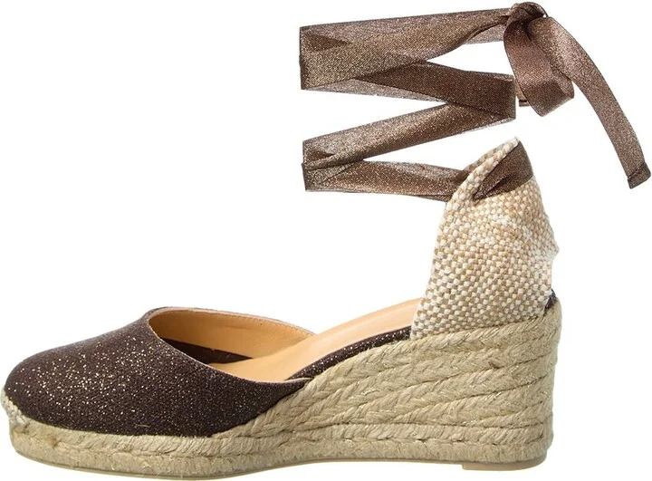 Castañer Carina Canvas Wedge Sandal - Image 2