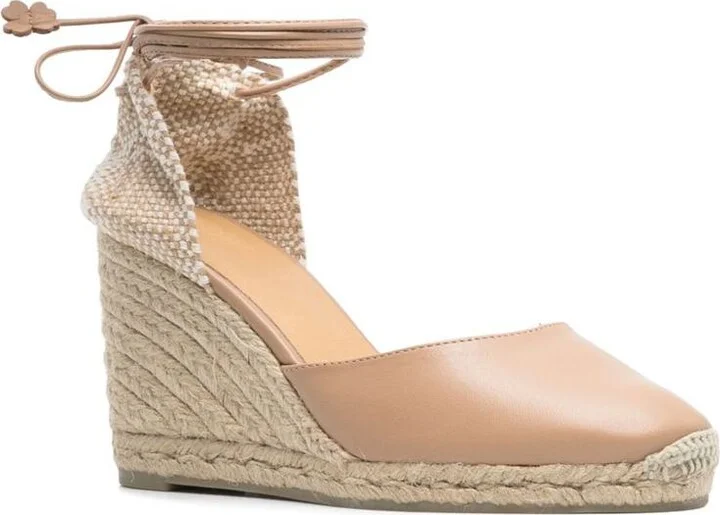 Castañer Carina Leather Espadrilles - Image 3