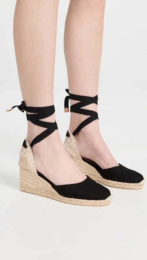 Castaner Carina Mid Wedge Canvas Espadrille - Image 3