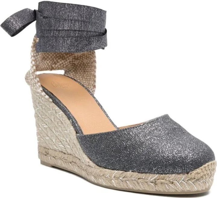 Castañer Carina Raffia Wedge Espadrilles - Image 2