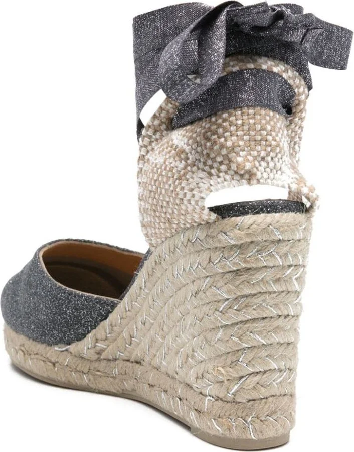 Castañer Carina Raffia Wedge Espadrilles - Image 4