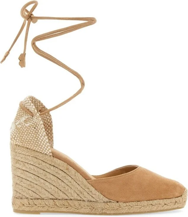 Castañer Carina Round-Toe Wedge Espadrilles