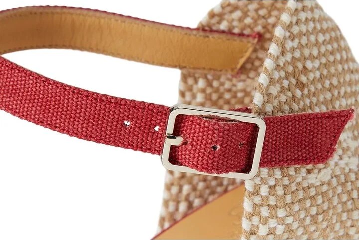 CASTANER Carol 30 Wedge Espadrille High Heels Rojo Carmin : EU 38 (US Women's 8) M, Leather - Image 7