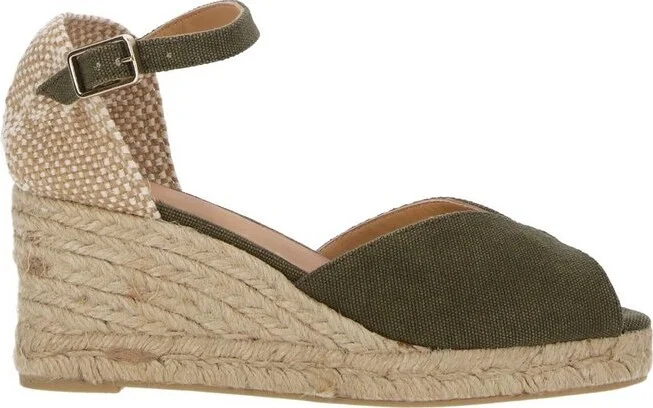 Castañer Carol Ankle Strap Wedge Espadrilles