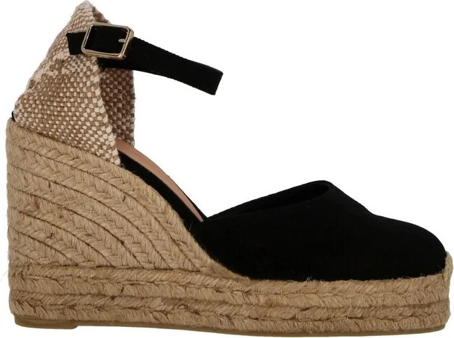 Castañer Carol Buckeld Wedge-Heel Espadrilles