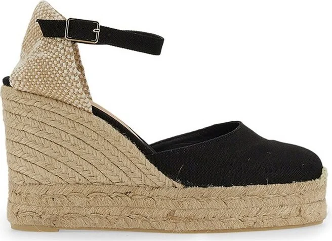 Castañer Carol Round Toe Wedge Espadrilles