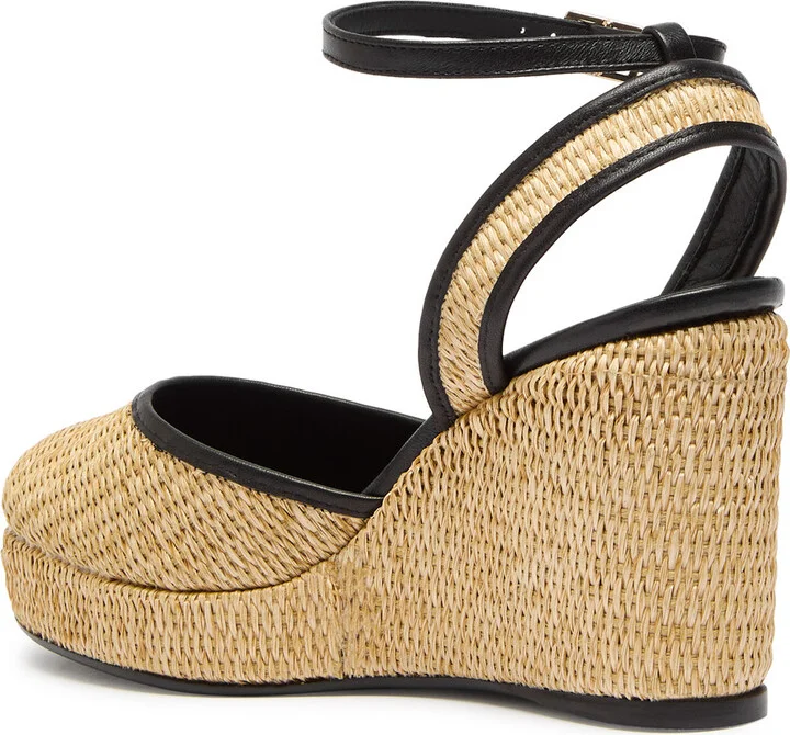Castañer Cass Woven Women's Beige Wedge Espadrilles UK3 / EU36 - Image 2