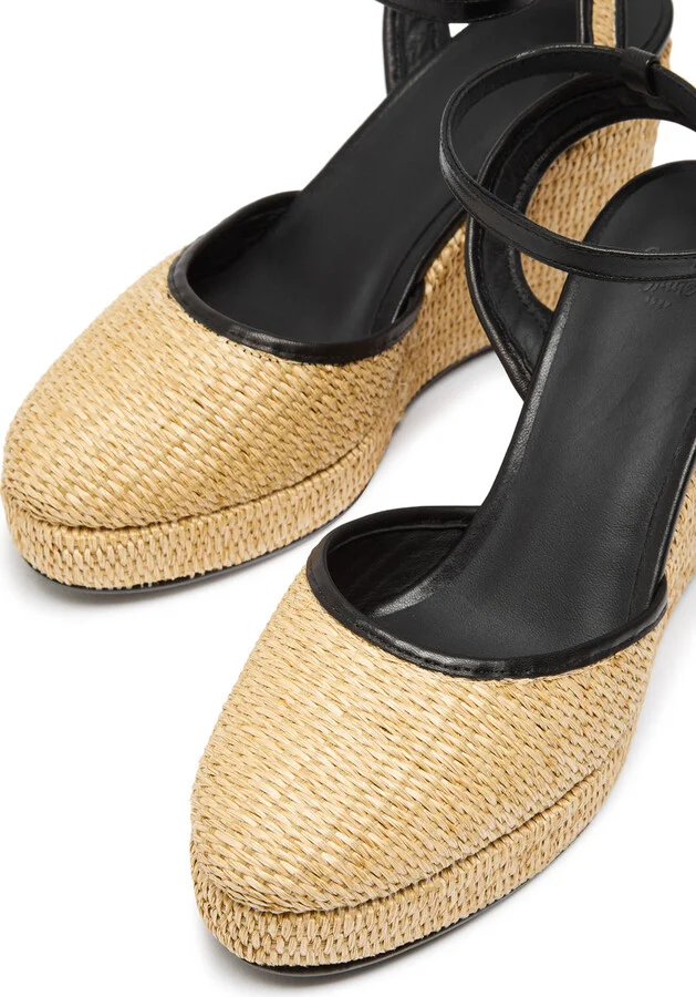 Castañer Cass Woven Women's Beige Wedge Espadrilles UK3 / EU36 - Image 3
