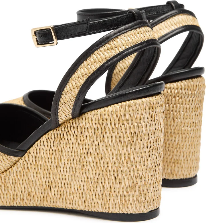 Castañer Cass Woven Women's Beige Wedge Espadrilles UK3 / EU36 - Image 4